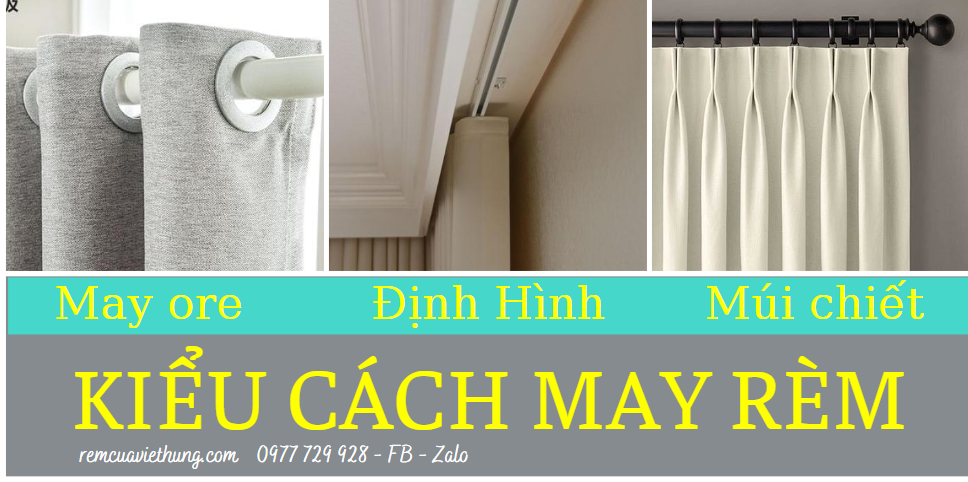 kiểu cách may rèm