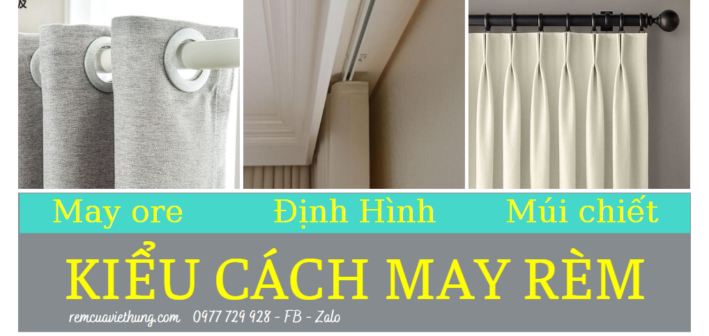 kiểu cách may rèm