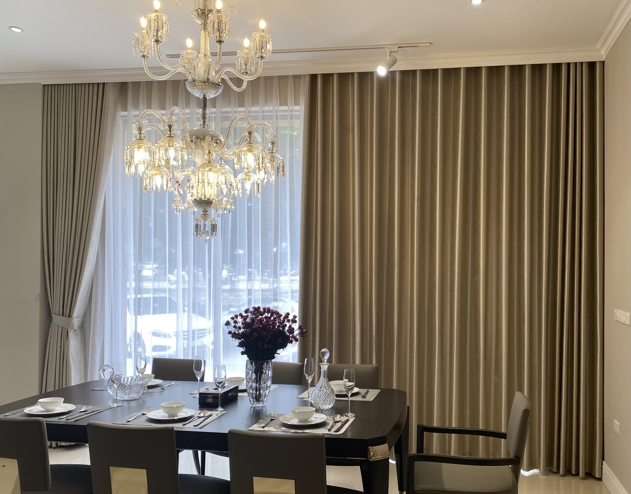 Rèm vải một màu 03