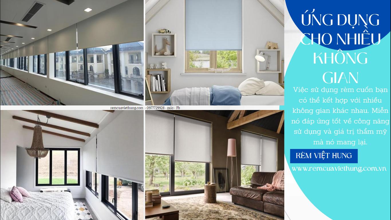 Thi công rèm cuốn