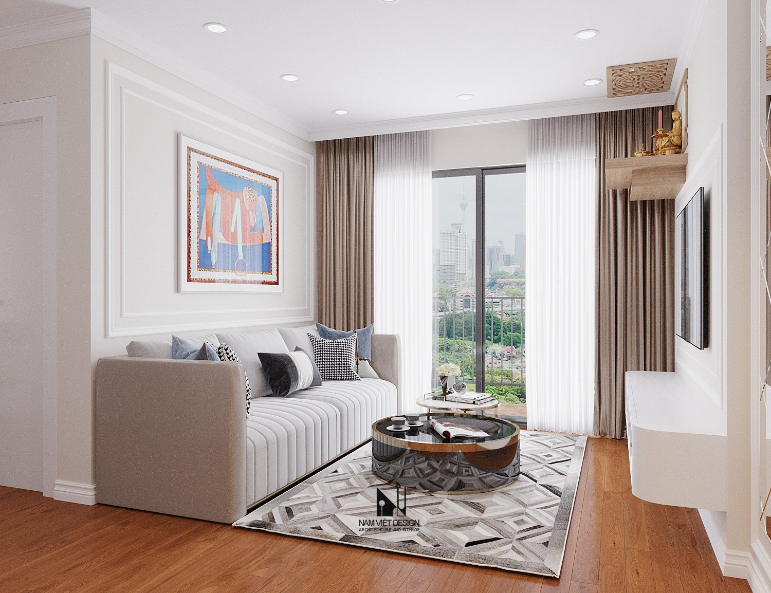 mành vải cửa sổ