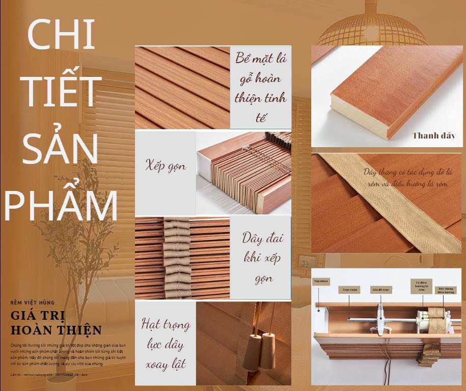 Phụ kiện rèm sáo gỗ