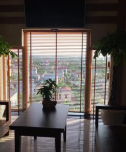 Thi công rèm sáo gỗ