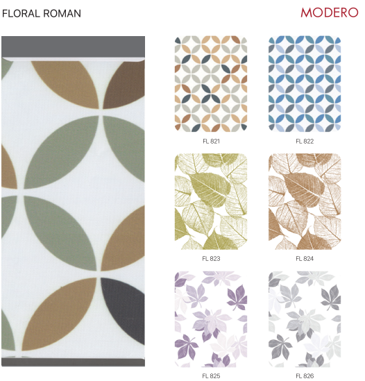 Rèm Roman AVLALON Floral