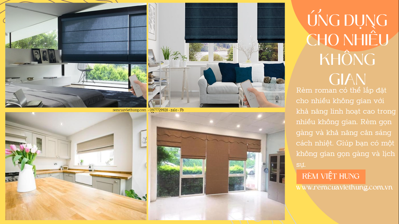 Thi công rèm roman Thi công rèm roman