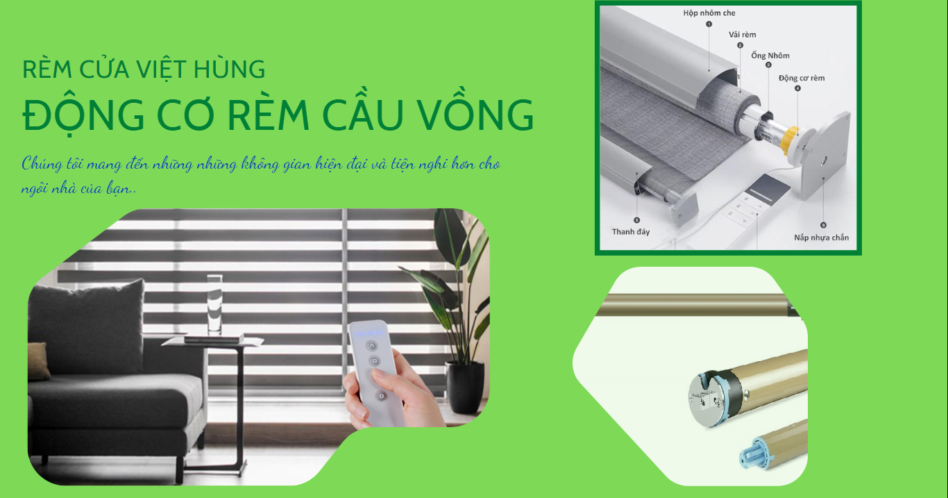 rèm cầu vồng tự động