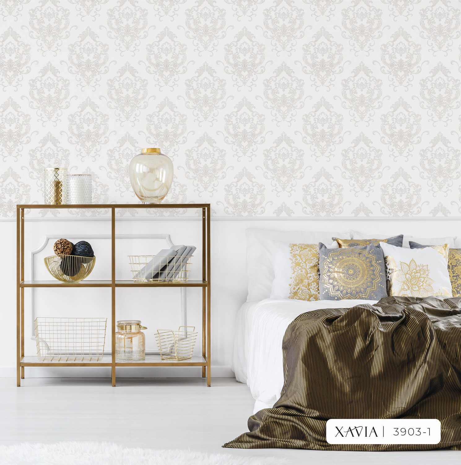 giấy dán tường tân cổ điển