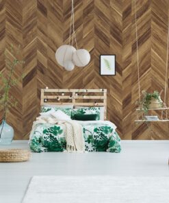 Giấy dán tường giả gỗ